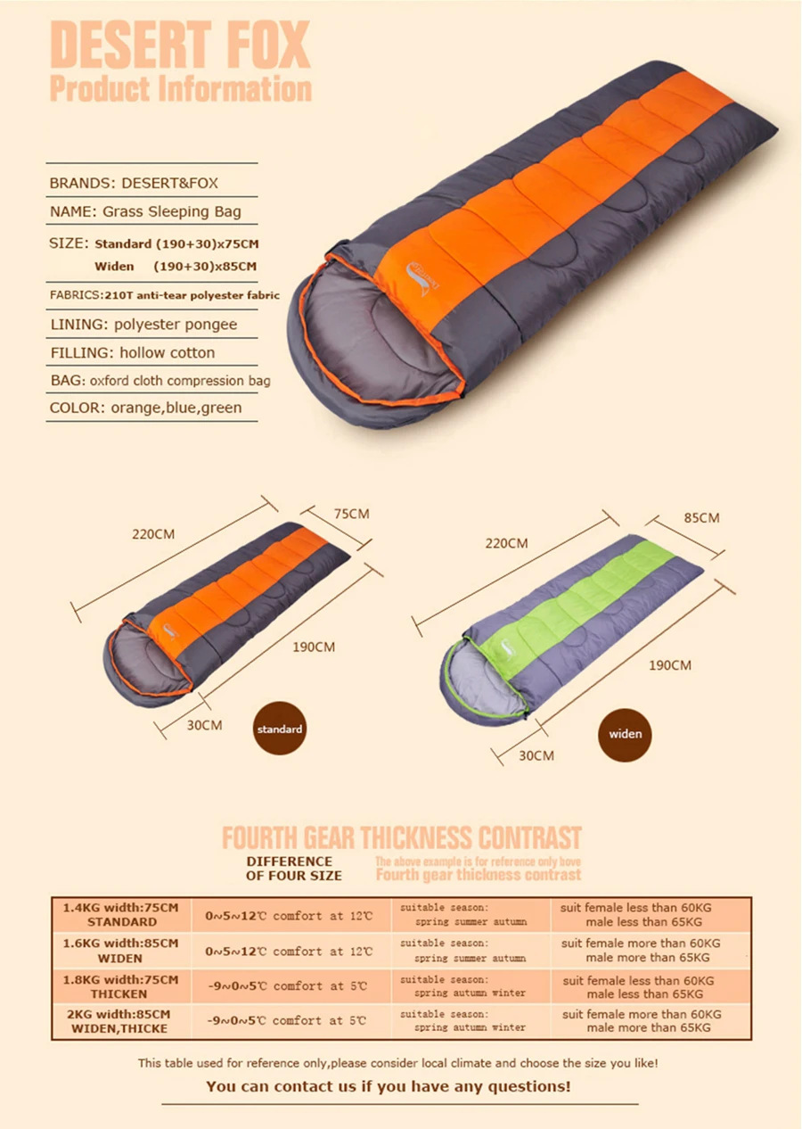camping sleeping bag