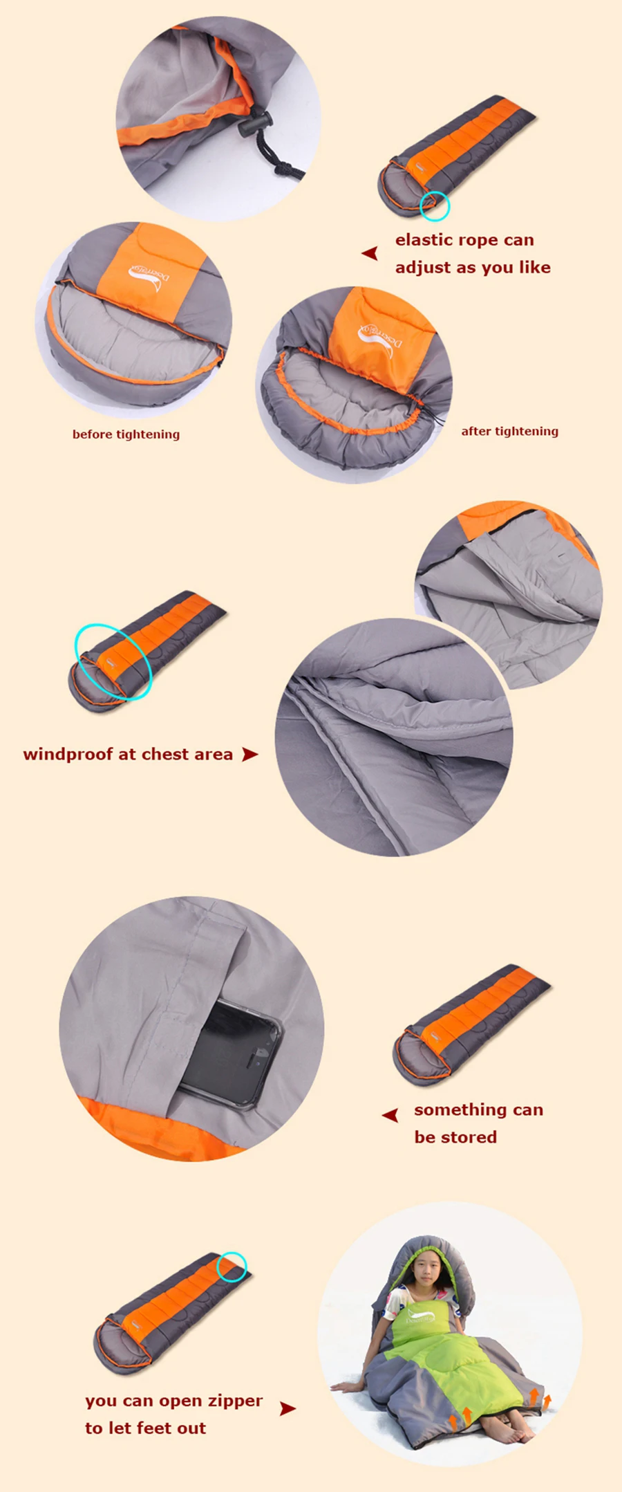 camping sleeping bag